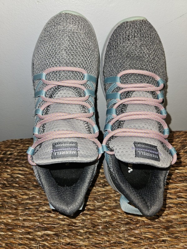 Merrell Bravada Edge Women’s Low Top Breathable Mesh Sneakers Gray Pink/Blue gallery