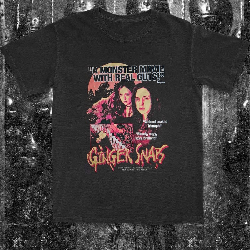 Retro Ginger Snaps movie graphic Tee Unisex Short Sleeve Shirt S-5XL