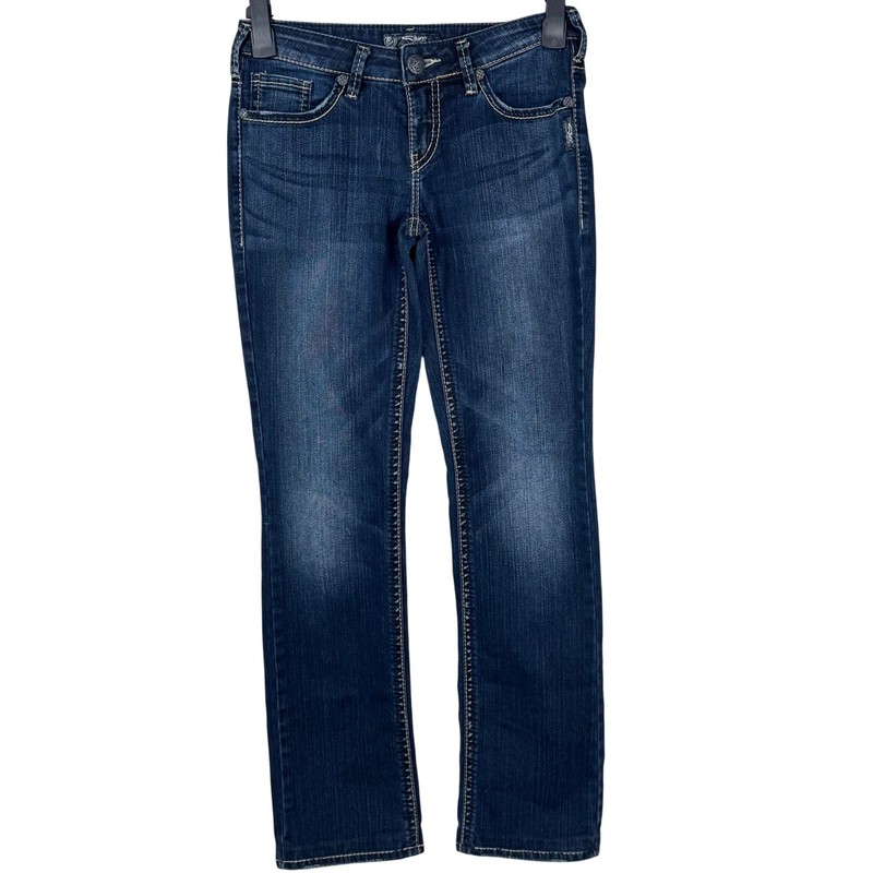 Silver Jeans Aiko Bootcut Womens 28×31 Medium Wash Stretch Denim Classic Y2K