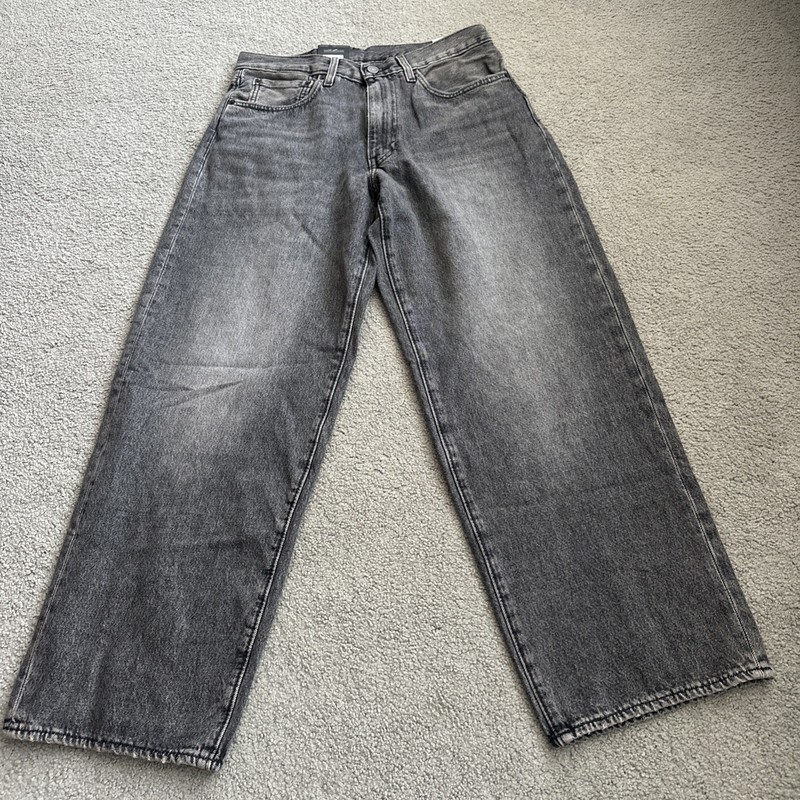 Levi ‘s Premium Men’s 578 Baggy Throughout Denim Jeans Sz. 32Wx30 Gray New