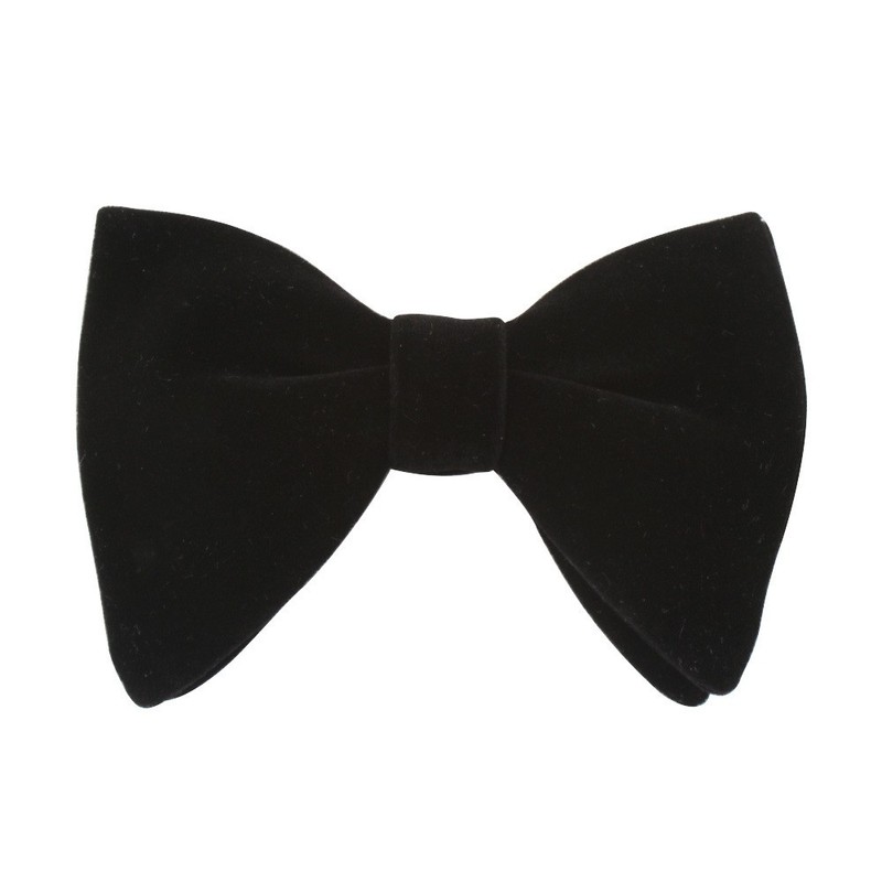 Mens Velvet Tuxedo Pre Tied Bow Tie Wedding Party Business Formal Bow Tie