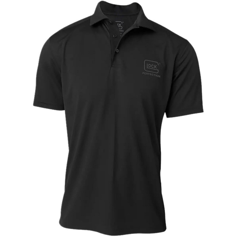 Glock AP9621 Men's Glock Perfection Polyester Mesh Short Sleeve Polo Shirt