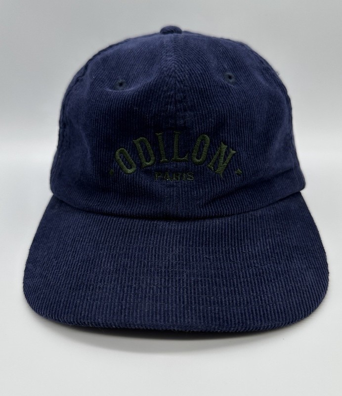 Odilon Paris Skate Shop Corduroy Strapback Dad Hat Cap Rare Import