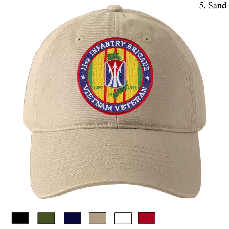 Embroidered Hat 11th Infantry Brigade Vietnam Veteran, Veteran Cap, Gift Idea gallery