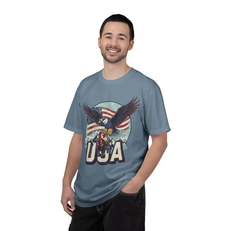 Funny USA Ice Hockey Eagle Patriotic Shirt USA Hockey Champions 2026