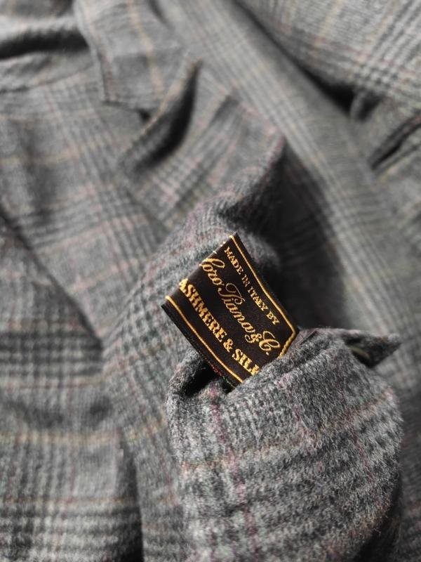 Men Ravazzolo grey cashmere blazer 40 /L / 48 gallery