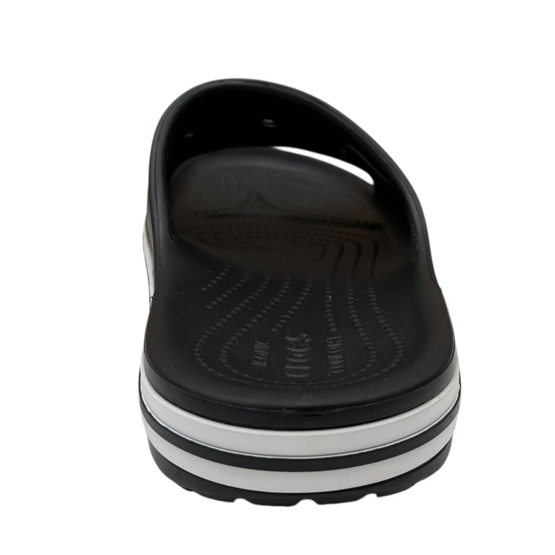 Crocs Bayaband Mens Slide Sandals Size 9 Black White Water Friendly Lightweight gallery