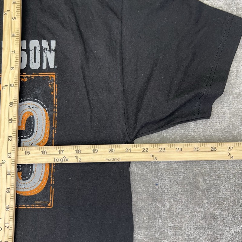 HARLEY DAVIDSON T-Shirt Men Established 1903 Motorcycles Graphic Large Black NWT gallery