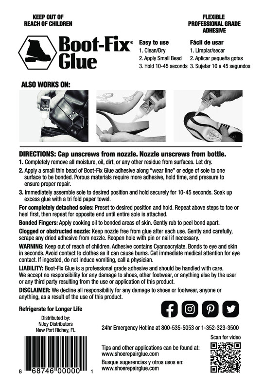 Boot-Fix Glue: Professional Grade Shoe Repair Glue for Boots, Shoes, and More gallery