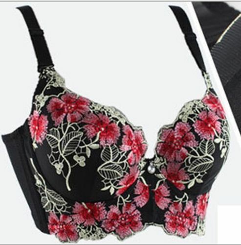 Chinese Wedding Red Style Add 2 Cup Fashion + Sexy Thick Padded Bra Everyday BCD