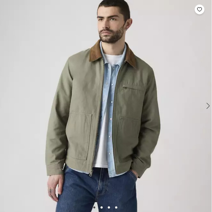 Levi’s Utility Jacket – Mulled Basil – Green NEW