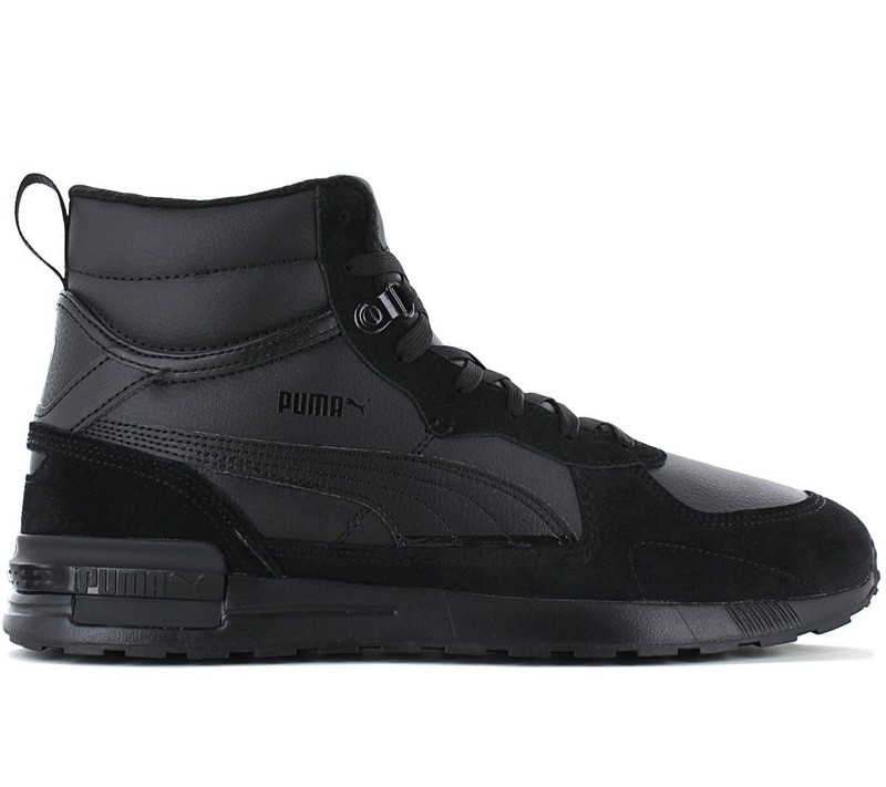Puma Graviton Mid Men Sneakers Black 383204-01 High Top New