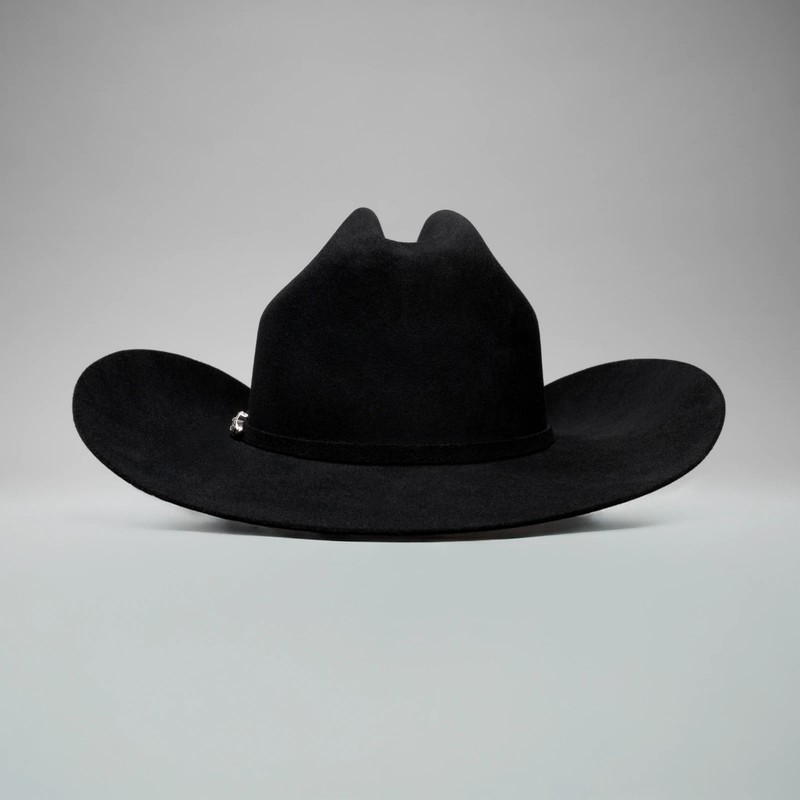 Texana 100X Estilo Sinaloa (25% Wool 75% Buffalo Fur) Western Cowboy Hat - Black gallery