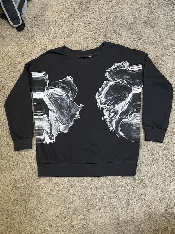 AllSaints London Onyx Alek Crewneck Sweatshirt Size Small UK Streetwear