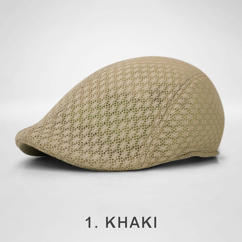 Duck Mesh Summer Gatsby Cap Mens Ivy Hat Golf Driving Sun Flat Cabbie Newsboy gallery