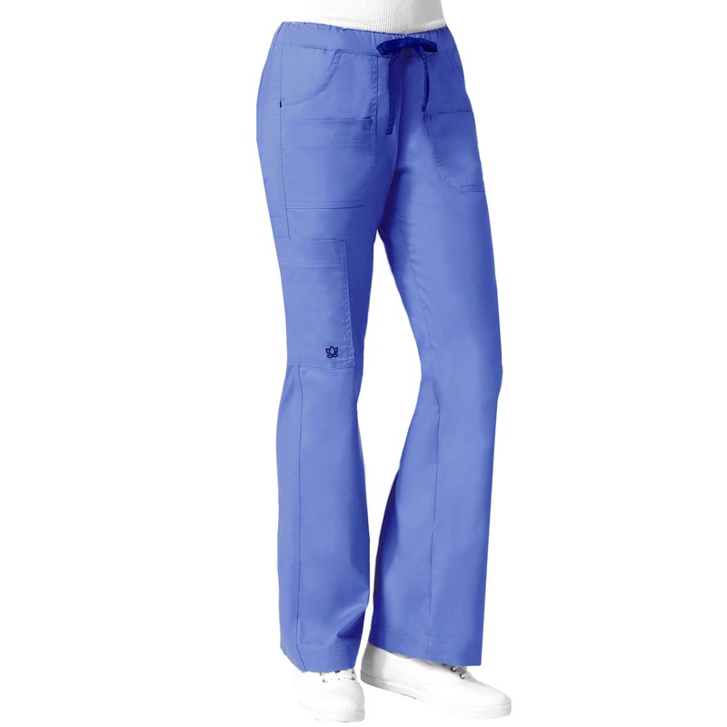 Maevn Ceil Blue Cargo Scrub Pants 9202 Blossom Stretch Multi Pocket XS to XXL