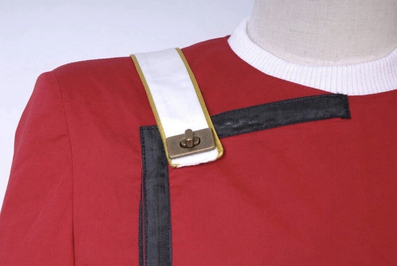 Star Trek Uniform Costume Red Jacket Starfleet Insignia Belt Black Pants gallery
