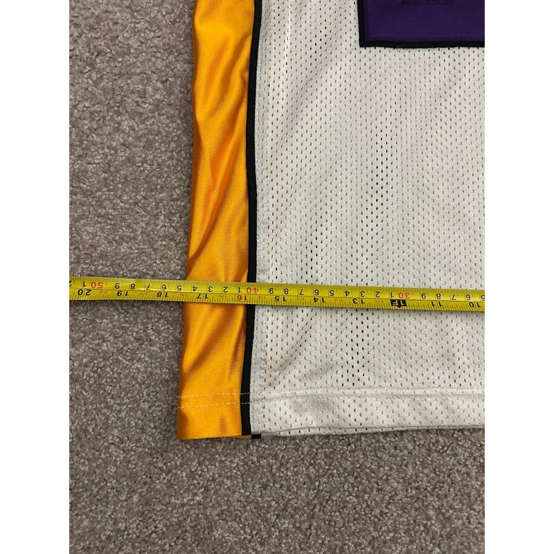 Vintage Issaquah Football Jersey Youth L White Yellow Purple 25 Excellent Mesh gallery