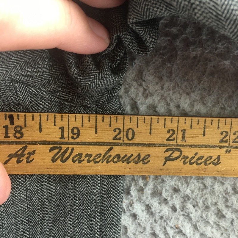 Harve Benard Blazer Jacket Mens 10 Gray Long Sleeve Casual Front Pocket Button gallery