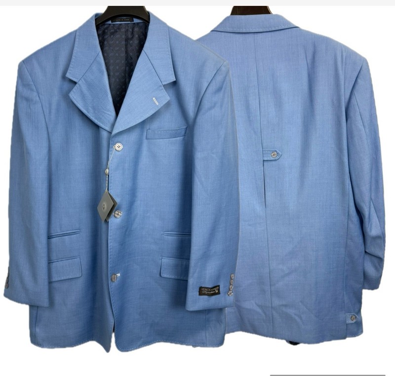 NEW Stacy Adams Signature Coat Jacket Size 46R 3-Button