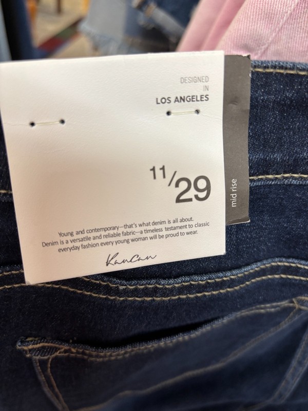 KanCan Celeste Flare Denim Jeans - Dark Wash Size 11/29 gallery