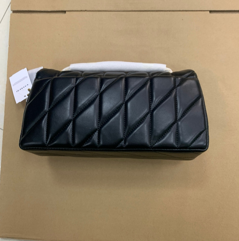 COACH Tabby Shoulder Bag 26 Quilted CP150 Brass / Black Nappa Leather Outlet New gallery