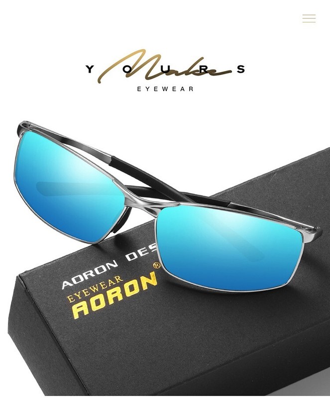 Aluminium Photochromic Polarized UV400 Men Driving Sport Sunglasses Eyewear gallery