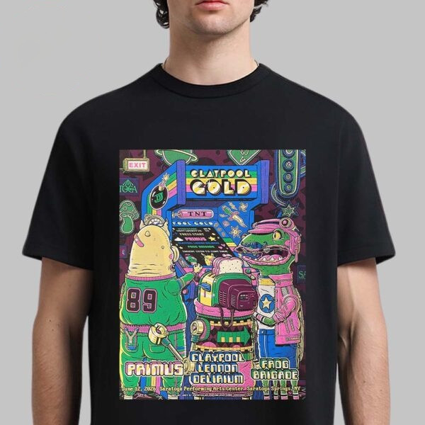 Primus Claypool Lennon Delirium Frog Brigade 2026 T-Shirt Unisex CB0848