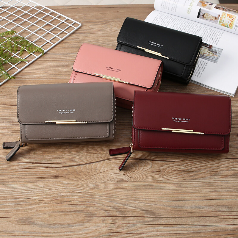 Large Capacity Shoulder Crossbody Bag Cell Phone Bags Double Zipper Wallet Purse gallery