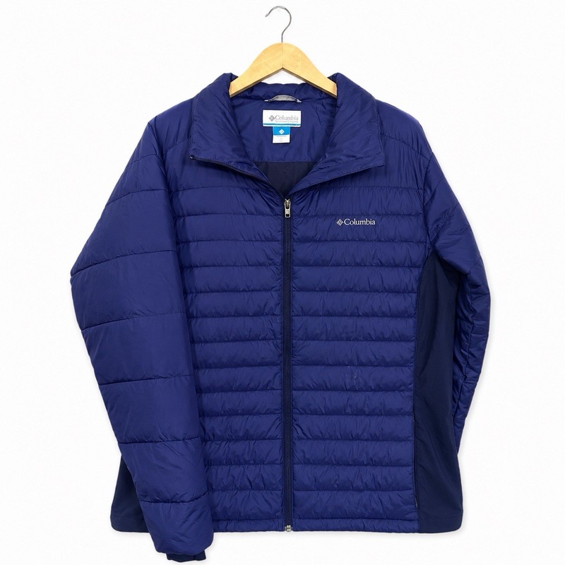 Colombia Sportswear Women’s Puffer Jacket 3XL Blue Violet Full Zip