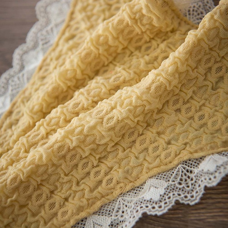 Contrast Pattern Date Night Intimate Wear Men's Lace Briefs 90%Nylon+10%Spandex gallery