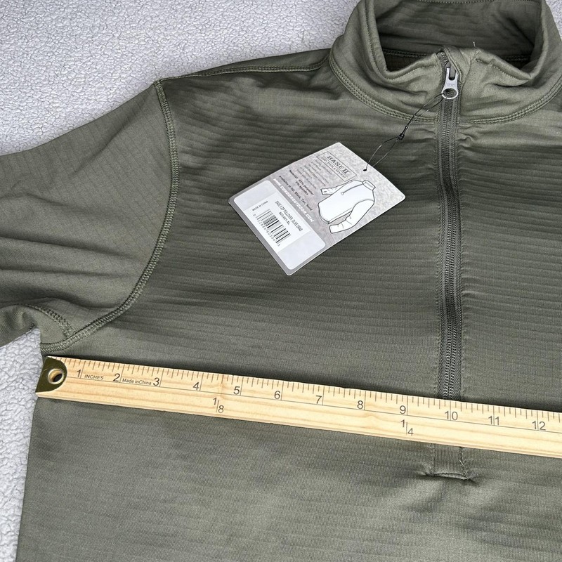 Condor Pullover Mens XL Green Base II Zip Grid Fleece Thermal Tactical Hiking gallery