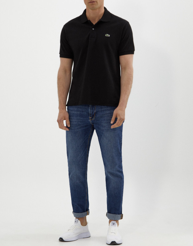 Lacoste Men's Classic Fit Short Sleeve Pique Polo Shirt Black gallery