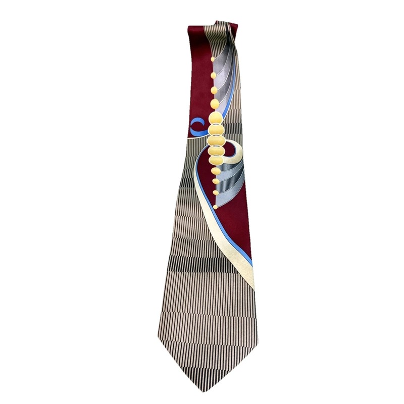 Uomo Venetto Men’s Tie Italy Mode Abstract Design ￼