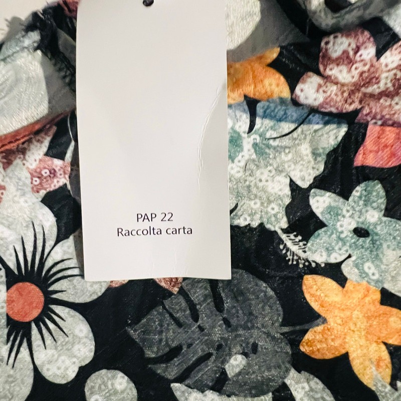 SHEIN Modely Floral Print Ruffle Sleeve Oversized Fit Dress Size XL NWT Multi gallery