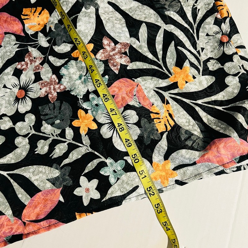 SHEIN Modely Floral Print Ruffle Sleeve Oversized Fit Dress Size XL NWT Multi gallery