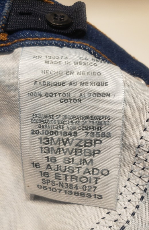 Wrangler 13MWZBP Boys Prewashed Indigo Cowboy Cut Origional Fit Jeans 16 Slim gallery