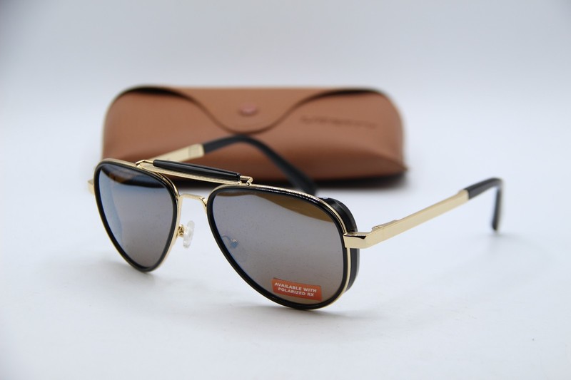 NEW LIBERTY RECSPECS VAIL 153 GOLD BLACK AUTHENTIC SUNGLASSES 54-17