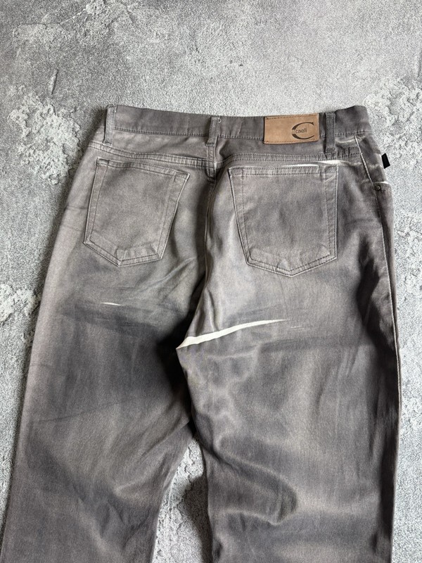 Just Cavalli 46IT 3D Pants Chinos Trousers 👖 Jeans Y2K Avantgarde Luxury gallery