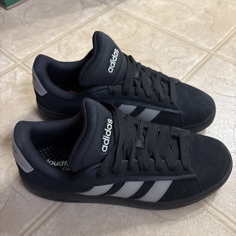 Adidas Grand Court Alpha 00S Mens Size 11 Black Athletic Walking Shoes Sneakers