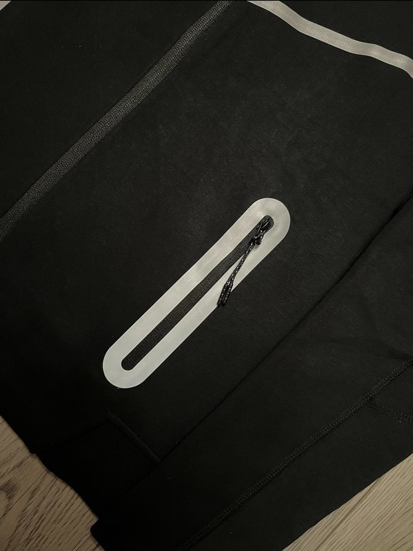 Size Medium - Nike Tech Black Reflective Full-Zip Hoodie & Joggers FREE SHIPPING gallery