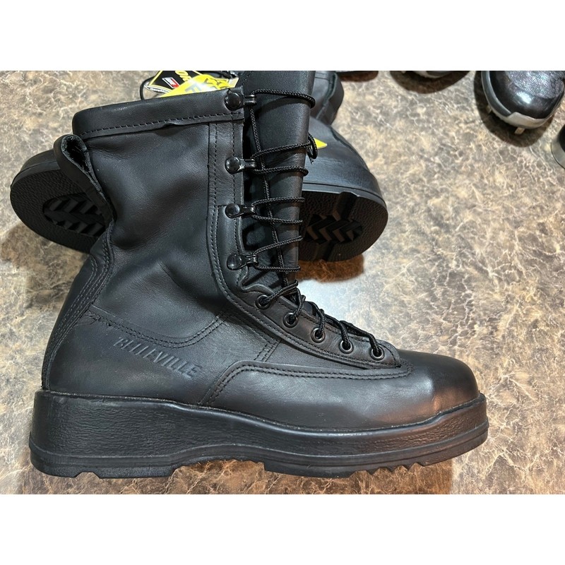 Belleville 800 ST Mens 10.5 R Black Gore-Tex Steel Toe Flight Deck Combat Boots gallery