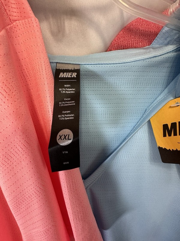Three NWT Mier Sports V-neck pullover size XXL 92% polyester 8% spandex gallery