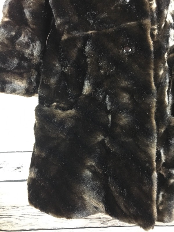 Vintage Tissavel by Mr. Milton Faux Mink Fur Coat Fully Lined Womens sz. L? gallery
