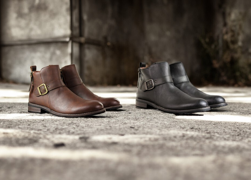 Ferro Aldo Men's Casual Zipper Motorcycle Ankle Combat Classic Chelsea Boots gallery