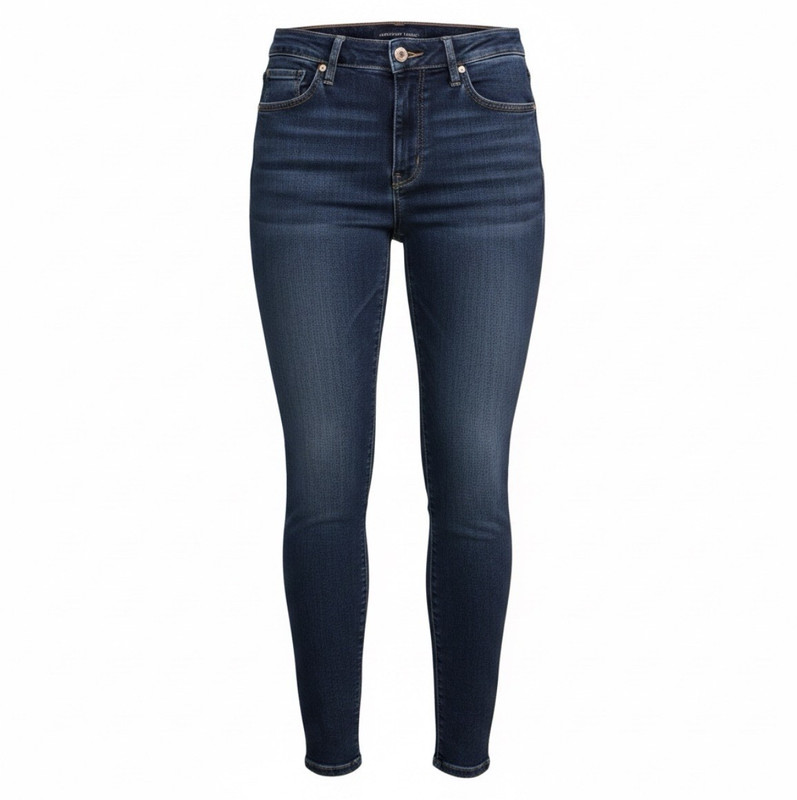 American Eagle Womens Next Level Stretch High Rise Slim Jegging Jeans Blue 8