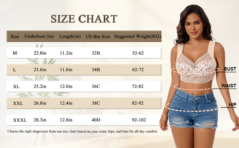 Floral Lace Wireless Full Coverage Bra Wide Strap Plus Size Comfort Bralette gallery
