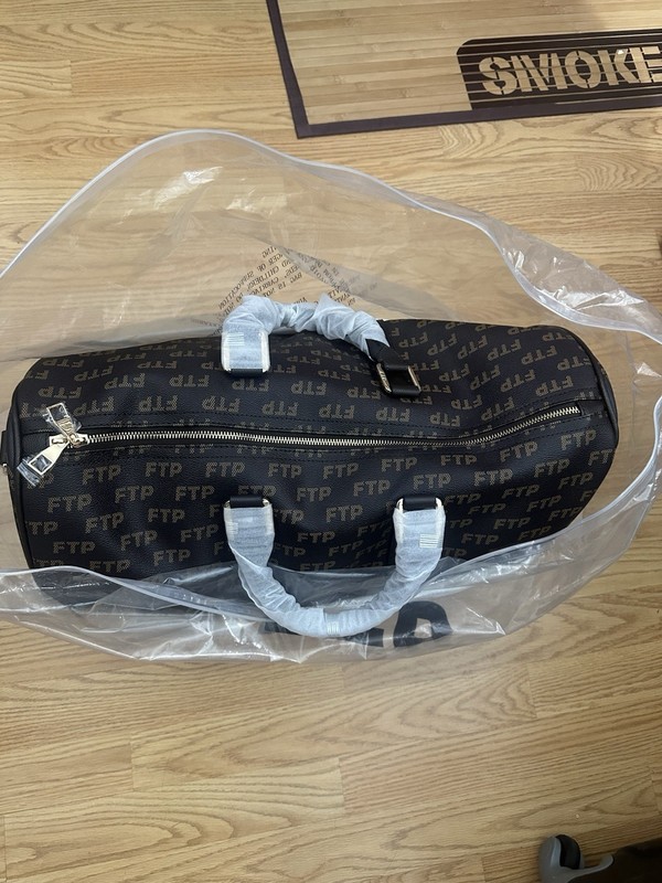 FTP Logo Repete Duffle Bag Brown New In Bag