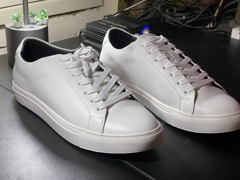 Alfani Men’s Grayson Lace-Up Sneakers White Size 9.5M Memory Foam