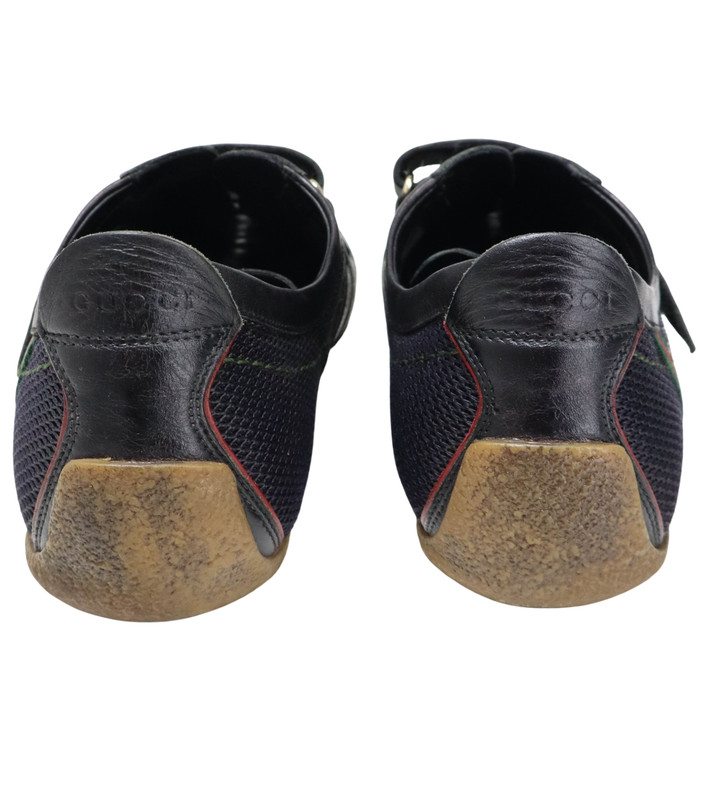 Gucci Shoes Men's (EU) 43.5 Low Top Round Top Sneakers Touch Closures Logo gallery